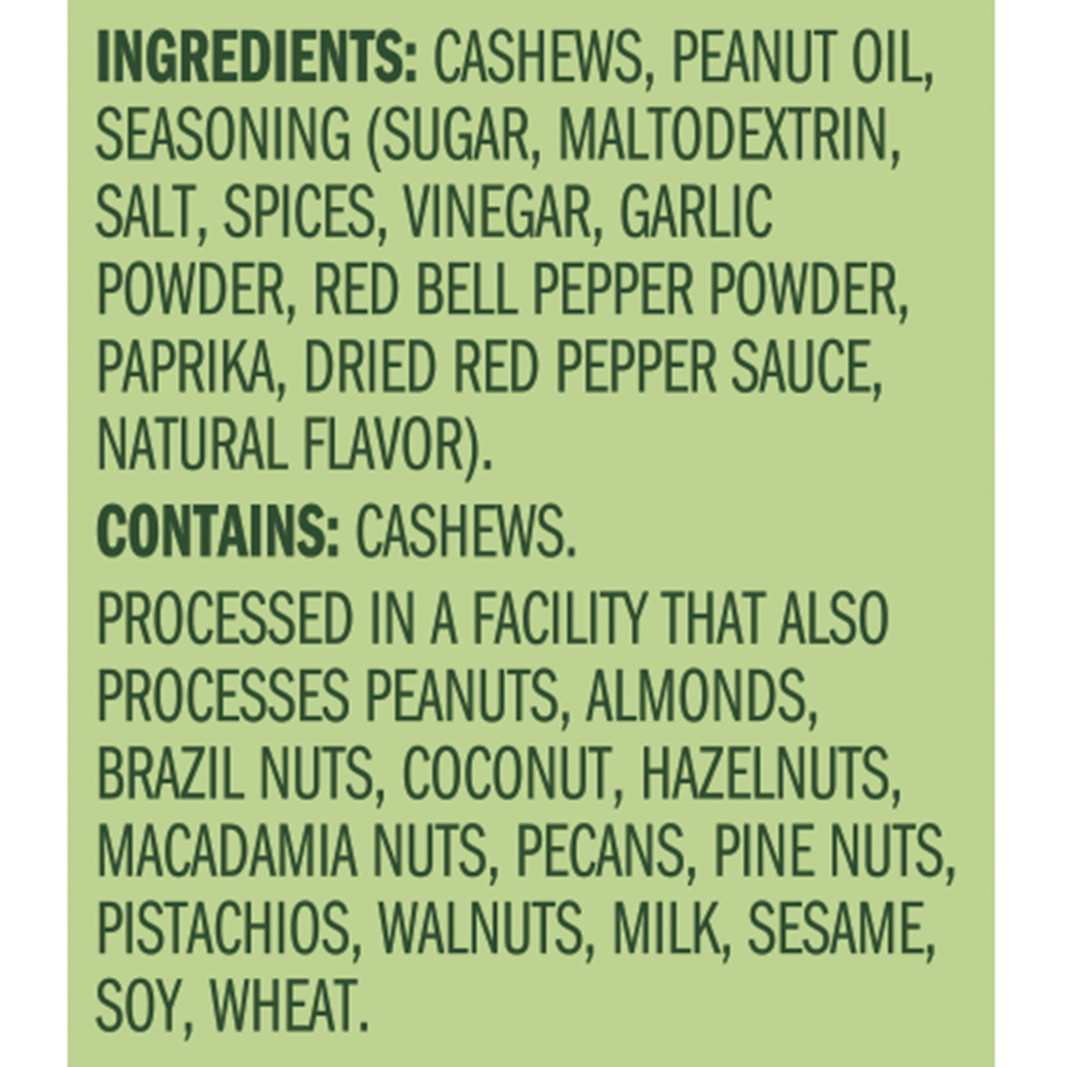 Emerald Nuts Sriracha Cashews, 5 oz Resealable Bag (Pack Of 6)