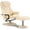 Cream White, variant on MCombo Massage Recliner Chair with Ottoman for Living Room, Swivel Recling Chair Faux Leather, 4901 (Cream White)