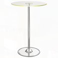 thumbnail image 4 of Indra | Chrome Glass Top LED Bistro Bar Table with Sleek Finish, 4 of 10