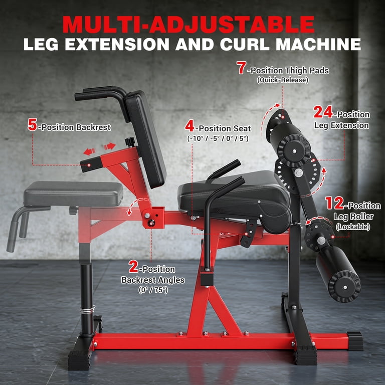 GIKPAL 2-in-1 Leg Extension and Curl Machine photo 7
