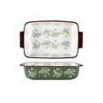 thumbnail image 1 of European Style Double Ear Ceramic Plate Tableware Household Tray Baking Baking Tray Bowl Home Large Soup Plate, 1 of 5