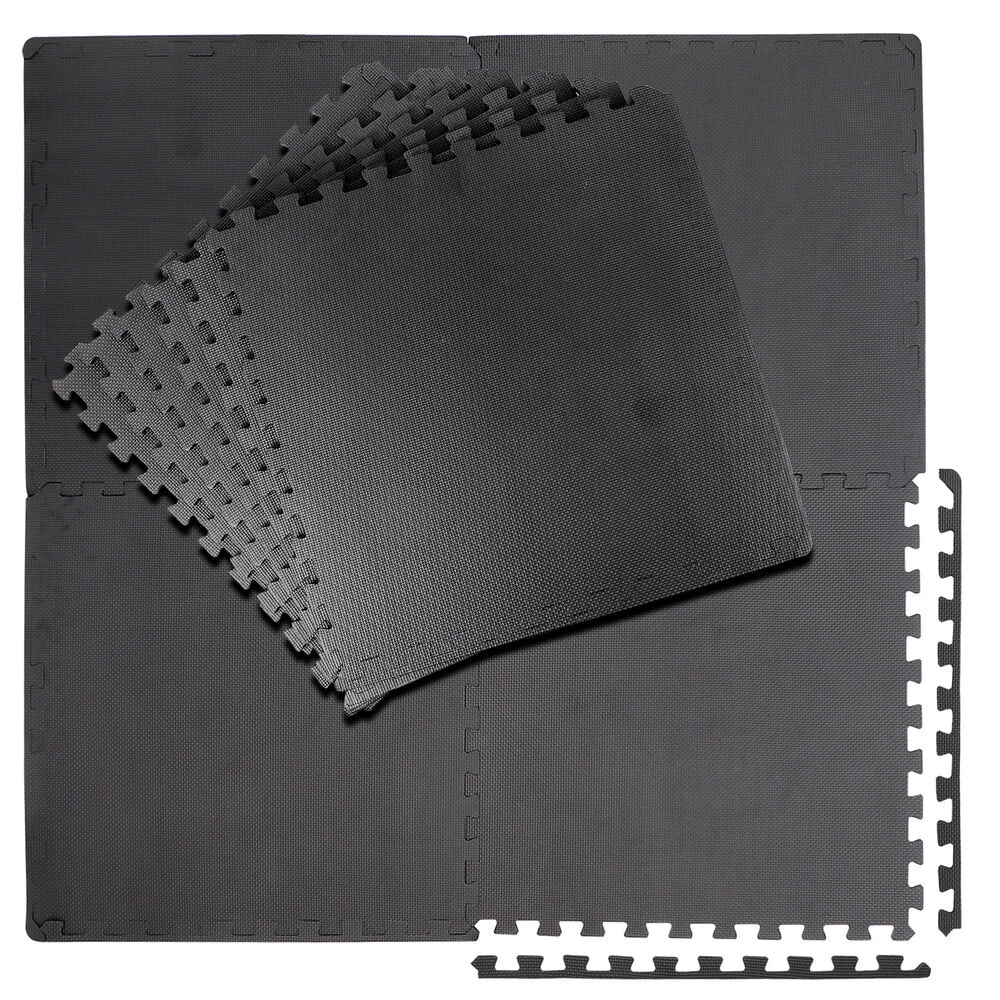 24PCS EVA Foam Mat Interlocking Floor Mat Equipment Mats Durable Yoga Mat Home