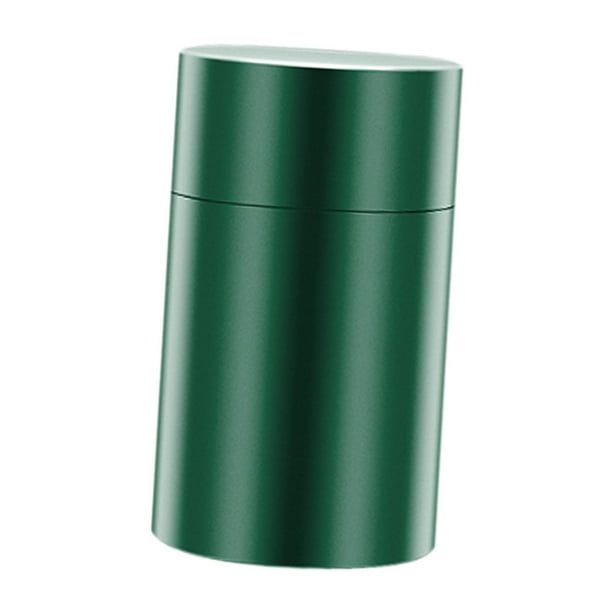 Recipiente de almacenamiento de aluminio Metal Tin moderno versátil reutilizable recipiente a prueba de olor a aire para té granos de café barra de verde
