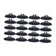 thumbnail image 2 of 20 insertos para gorras de béisbol, cómodos forros para gorras de golf para adultos. Negro 29cmx12.5cm, 2 of 9
