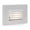 White, variant on 4051-AMWT-WAC Lighting-12V 2W 1 LED Horizontal Louvered Scoop Step/Wall Light in Contemporary Style-5 Inches Wide by 3.13 Inches High-White