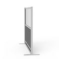 thumbnail image 3 of Luxor Expanse Modular Wall Room Divider System - Silver Frame - 70" x 48" Wide Panel Starter Wall, Freestanding, 3 of 5