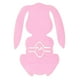 thumbnail image 1 of Portacubiertos Conejito de Pascua - Material de tela, ajustable, para decoración de mesa de fiestas de Pascua, 1 of 5