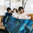 thumbnail image 4 of Gift to My Husband Blankets from Wife Ultra-Soft Micro Fleece Throws Blanket for Best Husband Birthdays Anniversary Wedding Gifts Blankets for Bed Bedding Sofa Travel 60" x 50", 4 of 5