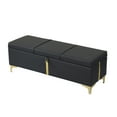 thumbnail image 4 of Velmero Queen Size Upholstered Storage Bed with Hydraulic Lift & Easy Assembly - No Box Spring Required,Black, 4 of 20