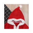 thumbnail image 4 of Qmyliery Kids Christmas Santa Jacket, Hooded Long Sleeve Fleece Jacket Gift, 4 of 7