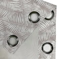 thumbnail image 4 of Ambesonne Leaves Grommet Curtain, Warm Taupe Leaf Botanical, 50"x63", Warm Taupe White, 4 of 5