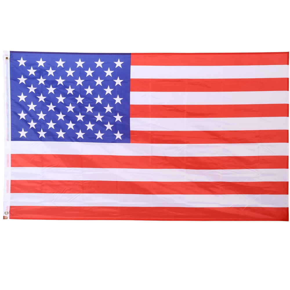 Gzxs 16Ft Telescopic Flag Pole Kit, Heavy Duty Aluminum Telescoping Flagpole, Outdoor Inground Flag Poles with 3x5 American Flag and Golden Ball Top for Commercial, Residential Use