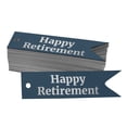thumbnail image 1 of Inkdotpot Silver Foil Paper Hang Tags Happy Retirement Favor Tags 50 Pieces, 1 of 1