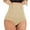Beige, variant on Women Waist Trainer Tummy Control Panties Body Shaper High Waisted Shapewear Briefs Butt Lifter Slimming Seamless