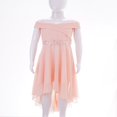 thumbnail image 3 of CHICTRY Juniors Grandes Filles Off-the-Shoulder Bal Cocktail Soirée Robe Perles Brillantes Robe de Fête d'Anniversaire Rose 8, 3 of 7