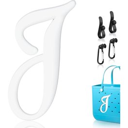 4-Pack Black Hook Charms For Bogg Bags & Simply Southern Bags – Key Holder Accessories For Beach Totes & Purses