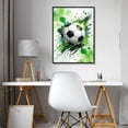 thumbnail image 2 of Canvas Print Poster Wall Art Painting Soccer Prints Gift for Boys Christmas Living Room Bedroom Home Office Bar Party Decor, 2 of 4