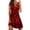 Red, variant on Women's Casual Dress for Women Printed Round Neck Sleeveless Fashionable Everyday Dress Pink S