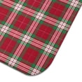thumbnail image 3 of Red and Green Christmas Plaid Pattern Dish Drying Mat for Kitchen 1 Pack, Ultra Absorbent Microfiber Dishes Drainer Mats,18x24in(46x61cm), 3 of 4