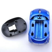 2.4GHz Wireless Mouse Cool 3D Sport Car Shape Ergonomic Optical Mice with USB Receiver for PC Laptop Computer Kids Girls Small Hands