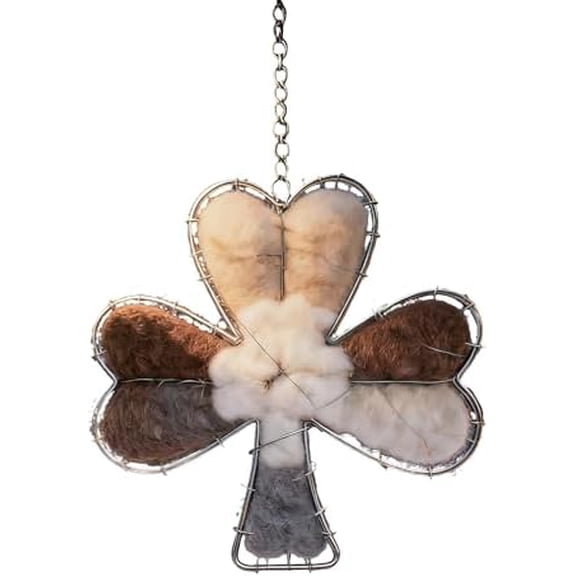 Heart Shaped Fiber Bird Nest Weatherproof Nesting Material For Outdoor Garden Backyard Wild Birds