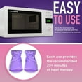 thumbnail image 6 of Microwaveable Booties and Feet Warmers for Women, Deep-penetrating Heat Therapy Slippers for Relieving Foot Stiffness, Sore Muscles, Tendinitis, Plantar Fasciitis, Circulatory Problems, 6 of 8
