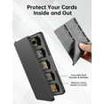 thumbnail image 3 of Game Card Case for NS Switch 2 (2025), Switch OLED & Lite, Hard Storage Box for 20 Game Cartridges & 20 Micro SD Cards, Compact Gaming Card Organizer - Black, 3 of 6