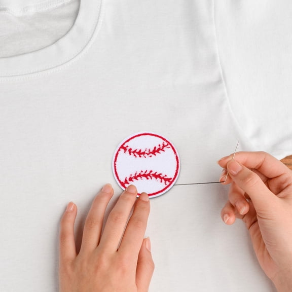 ELAYARD 15Pcs Decorative Baseball Iron on Embroidery Patches for Clothes Jackets Hats and Backpacks
