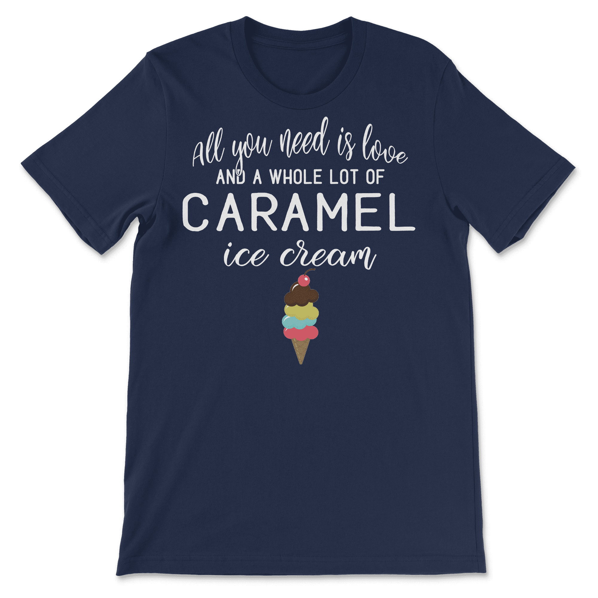 Caramel Ice Cream TShirt for Ice Cream Lovers!