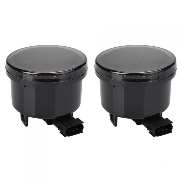Luz de señal de giro, par de luces de señal de giro LED para guardabarros para Jeep Luz de señal de giro LED Estética elegante