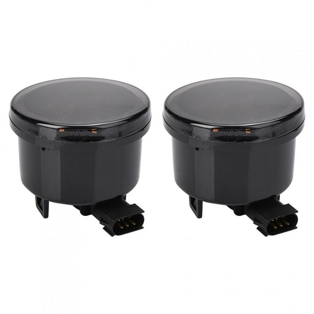 Luz de señal de giro Bling Bling Par de luces LED de posición lateral para guardabarros Jeep Wrangler JK JKU 2007-2018