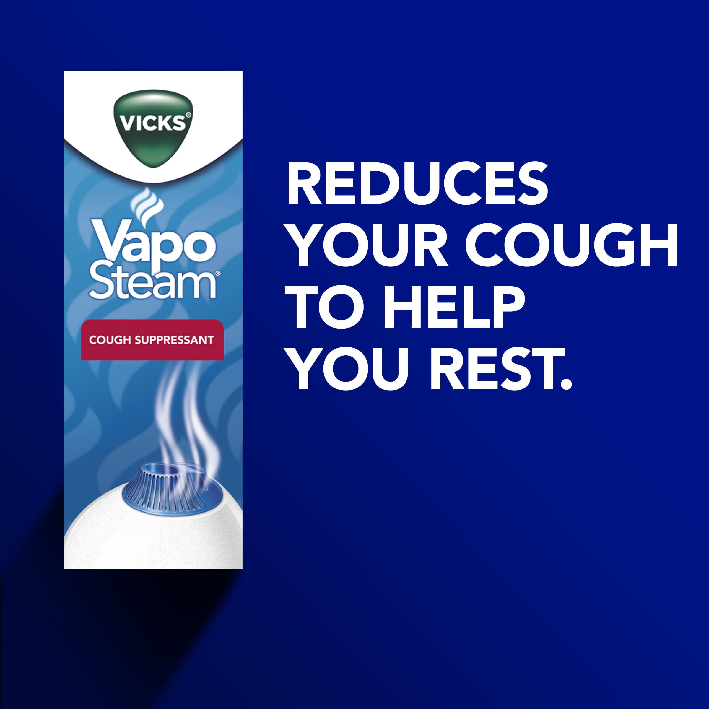 Vicks Warm Steam Vaporizer with Nightlight (Pack of 16)