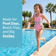 thumbnail image 6 of Girls One Piece Cartoon Swimsuit with Colorful Ruffles Design Cute Character Swimwear for Kids Girls 5-6 Years, 6 of 9