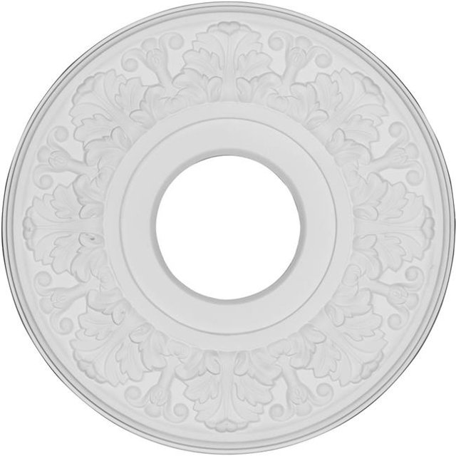 Ekena Millwork CMR12AP 11.5 x 3.5 x 1 Po. Apollo Médaillon de Plafond Imprimé