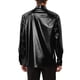 thumbnail image 3 of Camisa de lentejuelas brillantes para hombres INSPIRE CHIC, ajuste slim, de manga larga, con botones, camisa de satén para fiesta disco, negra, XL, 3 of 6