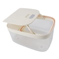 thumbnail image 1 of Rice Container Food Storage Box Airtight Dispenser, Kitchen Dry Bucket Thick Airtight Rice Dispenser Storage Bin Household Cereal Dispenser Bucket, 1 of 8