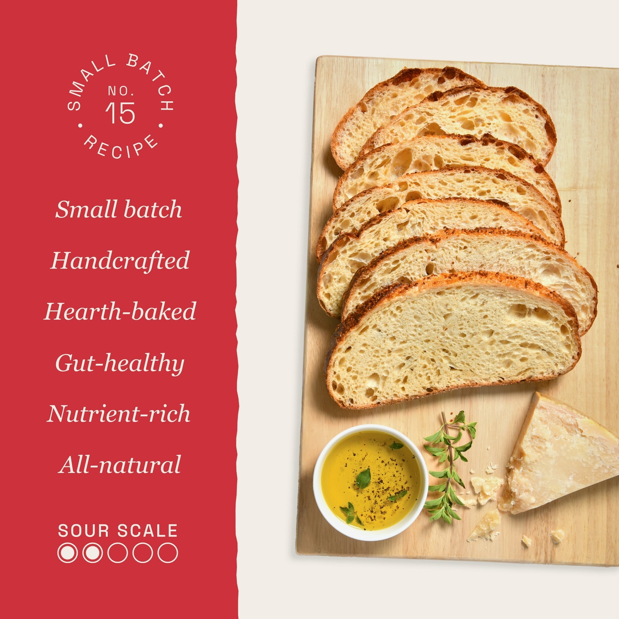 Essential Cracked Wheat Sliced Sourdough Bread, Non-GMO, 16 oz