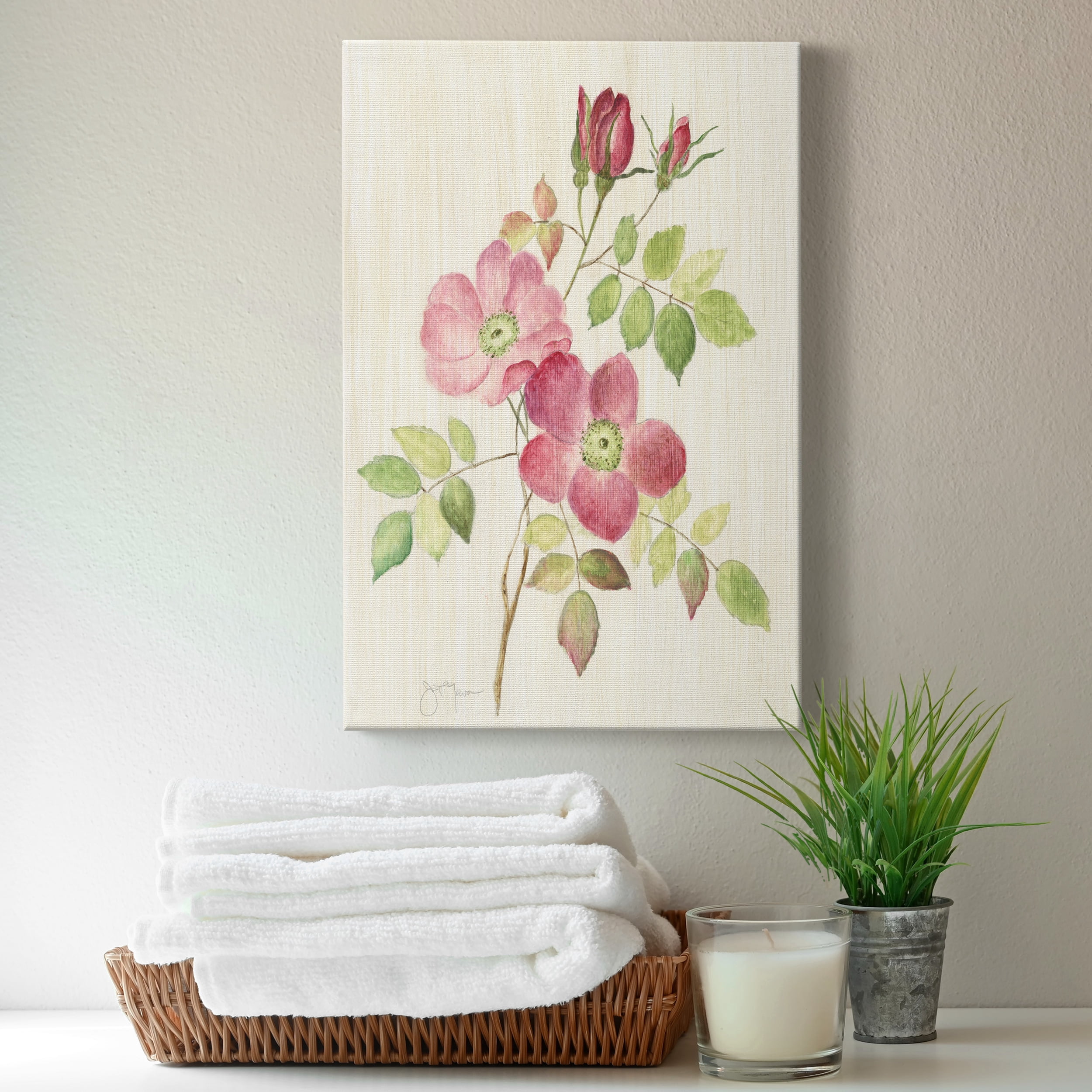 Dusty Rose I Premium Gallery Wrapped Canvas - Ready to Hang - 32 x 48