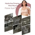 thumbnail image 3 of Momcozy Breast Pump Hands Free Mobile Style | M6, Wearable Breastfeeding Pump, Cozy Red 1 Count, 3 of 10