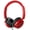 Red, variant on VIVEFOX Over Ear Headphones, Wired Stereo Headsets With Mic, Foldable Bass Headset for PC/Phone(Red)
