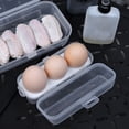 thumbnail image 6 of 3 Grid Egg Storage Box,Refrigerator Egg Protector Box with Lid,Portable Egg Carrier Storage Camping Container Case,Eggs Storage Case for Outdoor, Hiking, Kitchen,Refrigerator,Z-White, 6 of 8