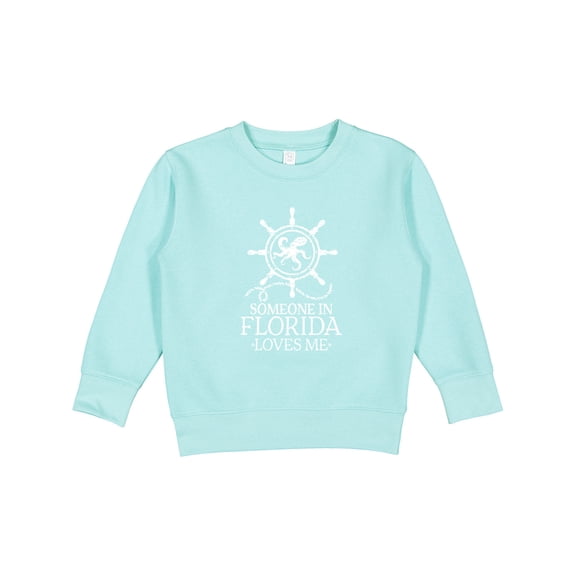 Inktastic Someone in Florida Loves Me Toddler Sweatshirt