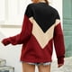 thumbnail image 4 of Suéteres Para Mujer Otoño Invierno Suéter de Punto de Moda Manga Larga Costura Cuello Redondo Pulóver Tops Blusa Odeerbi  ODB175430, 4 of 8
