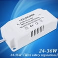 thumbnail image 2 of LED Driver Electronic Transformer for Ceiling Fixture, Panel Fixture, 24-36W, 2 of 5