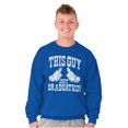 thumbnail image 3 of This Guy Just Graduated Graduation Men's Crewneck Sweatshirt Brisco Brands M, 3 of 6