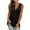 Z Solid Black, variant on Womens Tank Tops Summer V Neck T Shirts Sleeveless Tops Side Split Tanks