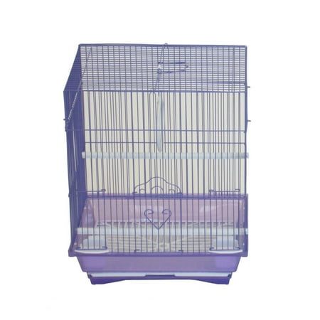UPC: 0833775010666 | YML A1124MPUR Flat Top Small Parakeet Cage
