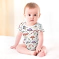 thumbnail image 3 of Fairytale Mushroom Rainbow Bodysuit for Boy Girl Enchanted Mushroom Forest Baby Romper Colorful Mushroom Infant One Piece Outfits, 3 of 7