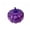 A001- Purple, variant on Silver Halloween Pumpkin Decor Indoor Halloween Table Decorations Mercury Glass Style Fall Pumpkin Decor for Home Mantel Shelf Desk Seasonal Display 1 Pack