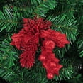 Artificial Berry Stem, 1 Piece, Plastic + Foam Decorative Branching ...